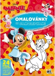 Minnie A4 värviraamat kleepsudega