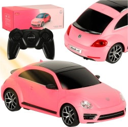 Rastar RC-auto VOLKSWAGEN Beetle UV 1:24 roosa