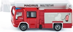 Siku Super tuletõrjeauto MAGIRUS MULTISTAR teleskoopvarrega 1:87
