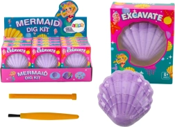 Archaeology Set Mermaid in a Shell Chisel Brush