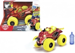 Dickie Toys Fire Monster – laste monstertruck tulede, helide ja auruga, 25 cm