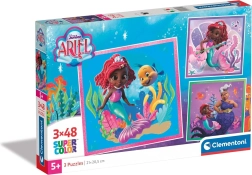 Clementoni puzzle Ariel 3×48 pieces
