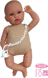 Llorens realistic baby doll with sounds and soft body