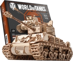 Little Story puidust 3D mudel World of Tanks M4A3E8 Sherman
