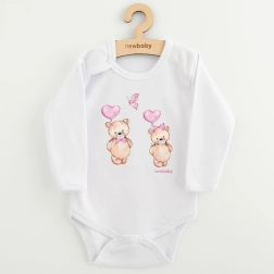 Beebi bodi trükiga New Baby Love Bears, pikk varrukas (56/0–3 k)