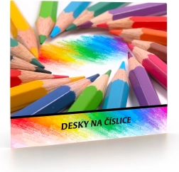 Esimese klassi õpilastele mõeldud numbriseenid Pastellid