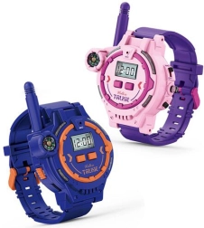 Walkie‑talkie’ga kellad – lillad, 2 tk