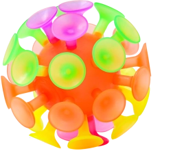 Sporto pall iminappade ja valgusega 10 cm