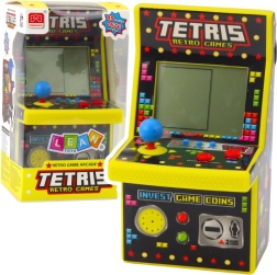 Mini arkaadmäng Tetris kollane retro