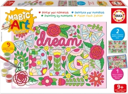 Educa paint by numbers flowers