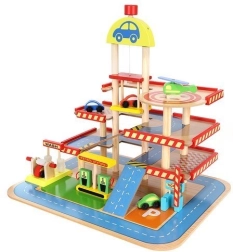 Puidust parkla ja garaaž lastele