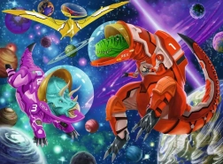 Puzzle RAVENSBURGER Dinosaurs in Space XXL 200 pieces