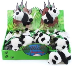 Plüüsist panda võtmehoidja 12 cm