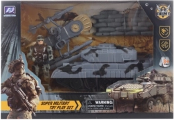 Sõjaväekomplekt tankiga lastele