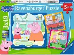 Ravensburgeri pusle Põrsas Peppa – pere on esikohal 3×49 tükki