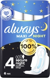 Always Classic Night Maxi hügieenisidemed 6 tk