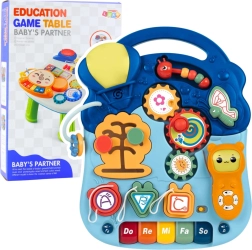 Interaktiivne hariv lauatase 6-ühes tulede ja helidega, pastellne