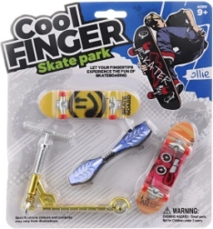 Fingerboard set with scooter for boys