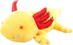 Plüüsist aksolotl kollane 30 cm, keskkonnasõbralik