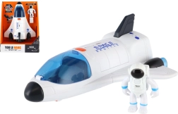 Kosmosesüstik astronaudiga – interaktiivne kosmosemänguasi tulede ja helidega, 20 cm