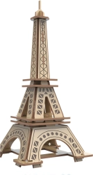 3D Wooden Puzzle EIFFEL TOWER with Paint Set