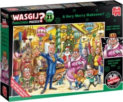 Puzzle JUMBO WASGIJ Christmas 21 – lõbusad jõulumuutused, 2×1000 tükki