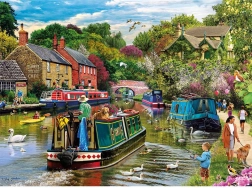 Gibsons puzzle Riverbank Retreat 1000 pieces