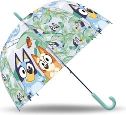 Transparent manual umbrella BLUEY 46 cm