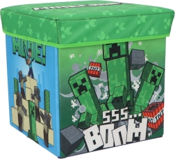 Kokkupandav hoiukast ja taburet COZY NOXXIEZ Minecraft