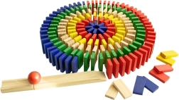 Värviline puidust doomino 400 tükki 2Kids Toys