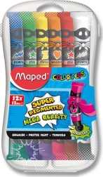 Temperavärvid tuubides 12×12 ml plastkarbis MAPED
