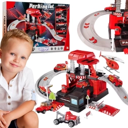 Woopie Fire Station Parking with Rescue Garage, 43 pieces