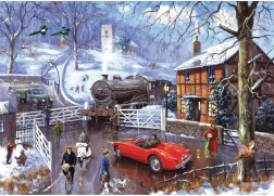 Ravensburger puzzle Winter Station 1000 pieces