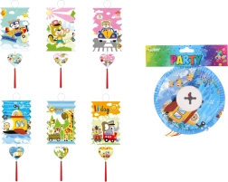 Lantern cylinder 16 cm children's motif
