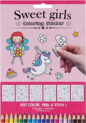 Värvitavad kleepsud tüdrukutele