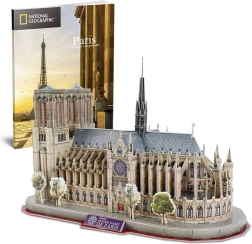 3D-pusle CUBICFUN National Geographic: Notre-Dame’i katedraal – 128 detaili