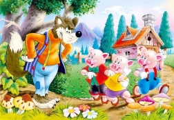 Puzzle Kolm väikest põrsakest – 60 tükki