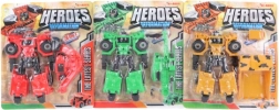 Folding construction robot – plastic 2-in-1 building set