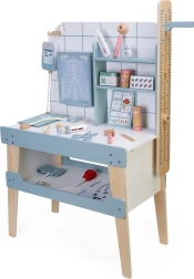 2Kids Toys wooden hospital – doctor playset with accessories and a backlit X-ray board