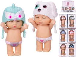 Beebinukk 8 cm loomamütsiga, 12 varianti