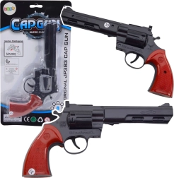 Must kapselpüstol – mänguasi ja rekvisiitt realistliku heliga