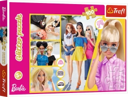 Puzzle 100 Pieces Glitter Glitter Barbie