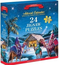 Advent Calendar Puzzle Nativity of Jesus 24×50 pieces EUROGRAPHICS