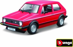 Bburago mudelauto Volkswagen Golf MK1 GTI punane 1:24
