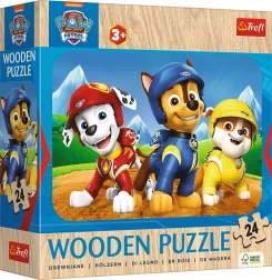 Puidust pusle 24 tükiga Paw Patrol