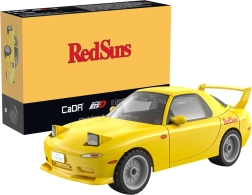 CaDA ehituskomplekt Kollane auto MAZDA RX-7 FD3S Initial D 1:35, 66 detaili