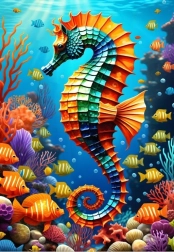 Puzzle Sinilind Merihobu 1000 tükki