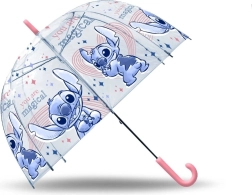 Transparent automatic umbrella 19 inches Stitch