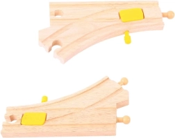 Bigjigs Rail puidust vahetussiinid (2 tk)