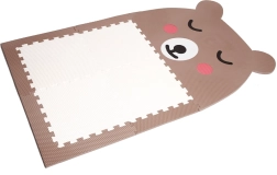 Disainpõrandapussle Pruun Karupoeg valge kõhuga